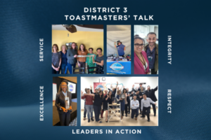 District 3 Toastmasters Talk banner